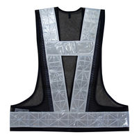 小野商事 安全ベスト 7cm幅反射テープ 紺×銀 No.712 No712 1着