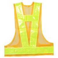 小野商事 安全ベスト 7cm幅反射テープ 黄×黄 No.714 No714 1着