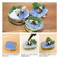 日本紐釦貿易 ピルケース 丸型 φ50mm アンティークゴールド A8-37 1セット(5個)