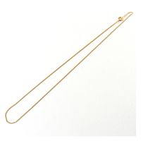 日本紐釦貿易(Nippon Chuko) 日本紐釦貿易 ネックレスチェーン 5本入り 44cm ゴールド KE311-G　5袋（直送品）