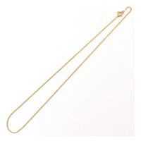 日本紐釦貿易(Nippon Chuko) 日本紐釦貿易 ネックレスチェーン 5本入り 40cm ゴールド KE312-G　5袋（直送品）