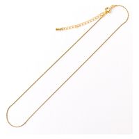 日本紐釦貿易(Nippon Chuko) 日本紐釦貿易 アジャスター付 ネックレスチェーン2本入り 40cm ゴールド KE316-G　5袋（直送品）
