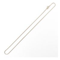日本紐釦貿易(Nippon Chuko) 日本紐釦貿易 ネックレスチェーン 2本入り 40cm シルバー KE317-S　5袋（直送品）