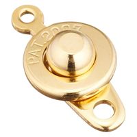 日本紐釦貿易(Nippon Chuko) 日本紐釦貿易 ニューホック 10個入り φ9mm ゴールド KE507-G　5袋（直送品）