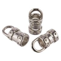 日本紐釦貿易(Nippon Chuko) 日本紐釦貿易 カシメキャップ10個入り 2mm用 シルバー KE640-S　5袋（直送品）