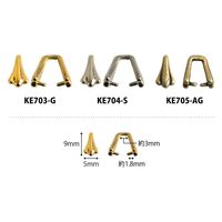 日本紐釦貿易(Nippon Chuko) 日本紐釦貿易 デザインバチカン ゴールド W5×H9mm 5個 KE703-G　5袋（直送品）