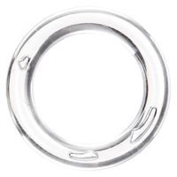 島村 プラスチックリング 21mm 透明 SSH-PR21 1セット(100個×5袋)