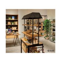 アズワン ハコマルシェワゴン 上部F用中間棚 D40cm RUS 63-3371-61 1セット（直送品）