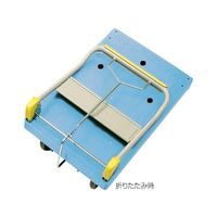 アズワン ハンドストッパー式樹脂台車 静音 300kg 63-3390-17 1台（直送品）