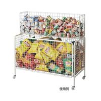 アズワン ユニットワゴン白用上置きカゴ W120cm用 63-5725-33 1台（直送品）