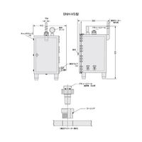 サンプラテック 真空脱泡装置 SNHーVS型 00396 1台 64-3683-04（直送品）