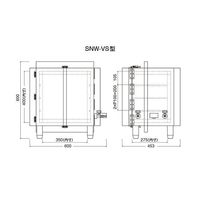 サンプラテック 真空脱泡装置 SNWーVS型 00397 1台 64-3683-05（直送品）