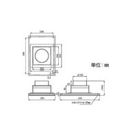 サンプラテック ファンユニット 2型 26948 1台 64-3683-59（直送品）