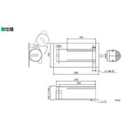 サンプラテック ラット固定アジャスター ラットKK 13303 1台 64-3680-26（直送品）