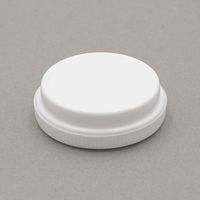 サンプラテック プラ缶 3ー33 白 01766 1箱(100本) 64-3687-93（直送品）