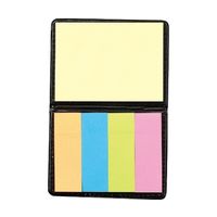 アズワン レザー調フセンブック ブラック 200個 64-4006-14 1箱(200個)（直送品）