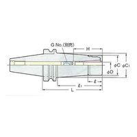 日研工作所 VCホルダ BT50-VC13-165 1式 62-3632-34（直送品）