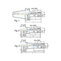 日研工作所 スリムチャック BT50-SK16-250 1式 62-3639-17（直送品）