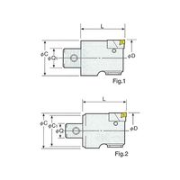 日研工作所 ZMACーRモジュラーヘッド(ZMACΑ) 42-ZMAC85R-100AA 1式 62-3656-55（直送品）