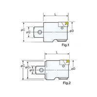 日研工作所 ZMACーRモジュラーヘッド 42-ZMAC100R-100 1式 62-3656-46（直送品）