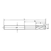 日研工作所 超硬PFラジカルミルリーマ ストレートシャンク PF-RMSS-12.5 1式 62-3665-96（直送品）