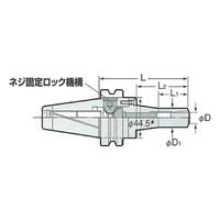 日研工作所 ミニミニチャック MBT50-MMC12-165 1式 62-3668-27（直送品）