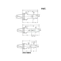 日研工作所 ZMACボーリングバー MBT50-ZMAC42-240 1式 62-3669-37（直送品）