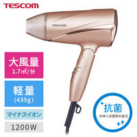 テスコム ヘアドライヤー マイナスイオン 折りたたみ 大風量 ゴールド TD330B-N 1個