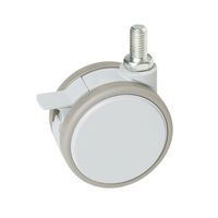 サカエ まるいワゴン(軽量タイプ/均等耐荷重60kg/双輪エラストマー車/H680mm/2段/移動式) MWー462DGBD 1台（直送品）