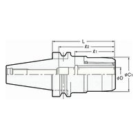 日研工作所 高速回転用ミーリングチャック NBT40-C12-65G 1式 62-3670-97（直送品）