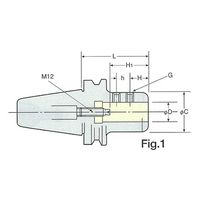 日研工作所 2LOCKサイドロックホルダA型(エンドミル用) NBT40-SLA20-90 1式 62-3673-70（直送品）