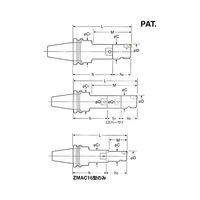日研工作所 ZMACボーリングバー NBT40-ZMAC55-165 1式 62-3674-36（直送品）
