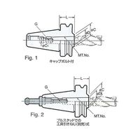 日研工作所 モールステーパスリーブB型(引きねじ式) NBT50-MTB5-105 1式 62-3676-37（直送品）