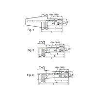 日研工作所 2LOCK スリムチャック NBT50-SK16C-300 1式 62-3677-61（直送品）