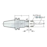 日研工作所 タッパチャック NBT50-Z24-142 1式 62-3678-74（直送品）