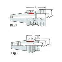 日研工作所 メジャードリームモジュラータイプベースホルダ NBT40-MDQ26-65 1式 62-3681-04（直送品）
