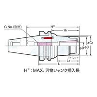 日研工作所 メジャードリームホルダ NBT40-MDSK13-75 1式 62-3681-16（直送品）