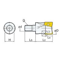 日研工作所 メジャードリームプロエンドミル NBT50-MDPE32-135 1式 62-3681-43（直送品）