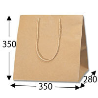 シモジマ アレンジバッグ M 未晒無地 006441120 1袋(10枚)