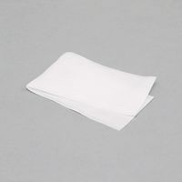 シモジマ バイオ不織布おしぼり 平型 白無地 004711021 1束(100枚)