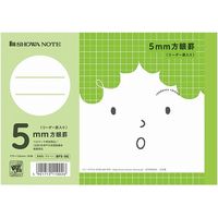 ショウワノート ジャポニカフレンド 5mm方眼(+字リーダー入り) 緑 B6サイズ BSFー5G 011020503 1冊