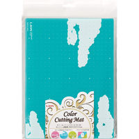 ライオン事務器 カッティングマット ブルー W300×D220×H2mm CC-30 25711 1枚