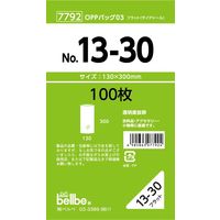 ベルベ 雑貨 包装 OPPバッグ No.13-30 7792 1袋(100枚)
