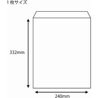 シモジマ ヘイコー ケント封筒 角2 100G 007522400 1袋(100枚)
