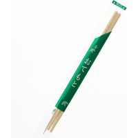 シモジマ ヘイコー竹丸箸 ポリ完封 楊枝入り 20cm 004636336 1袋(100本)