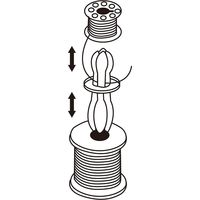 KAWAGUCHI ボビンキャッチャー 08-383 1個