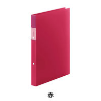 キングジム FV リングフアイル(透明) 赤 FV621Tアカ 1冊