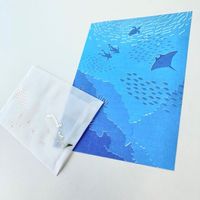包む レターセット 海と魚たち TL065 1冊