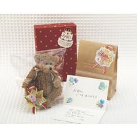 包む シール リボン バースデーケーキ TW005 1枚