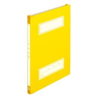 プラス 年組氏名 スクール フラットファイル A4タテ イエロー 79347 1セット(10冊)
